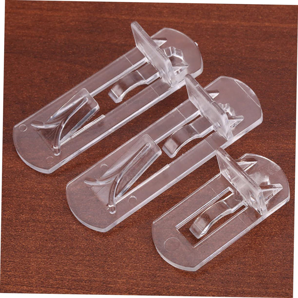 NULYLU 30pcs Plastic Shelf Support Pegs for Furniture Easy to Install Locking Shelf Pins for Cabinets Bookcases and Closets Sturdy and Clips