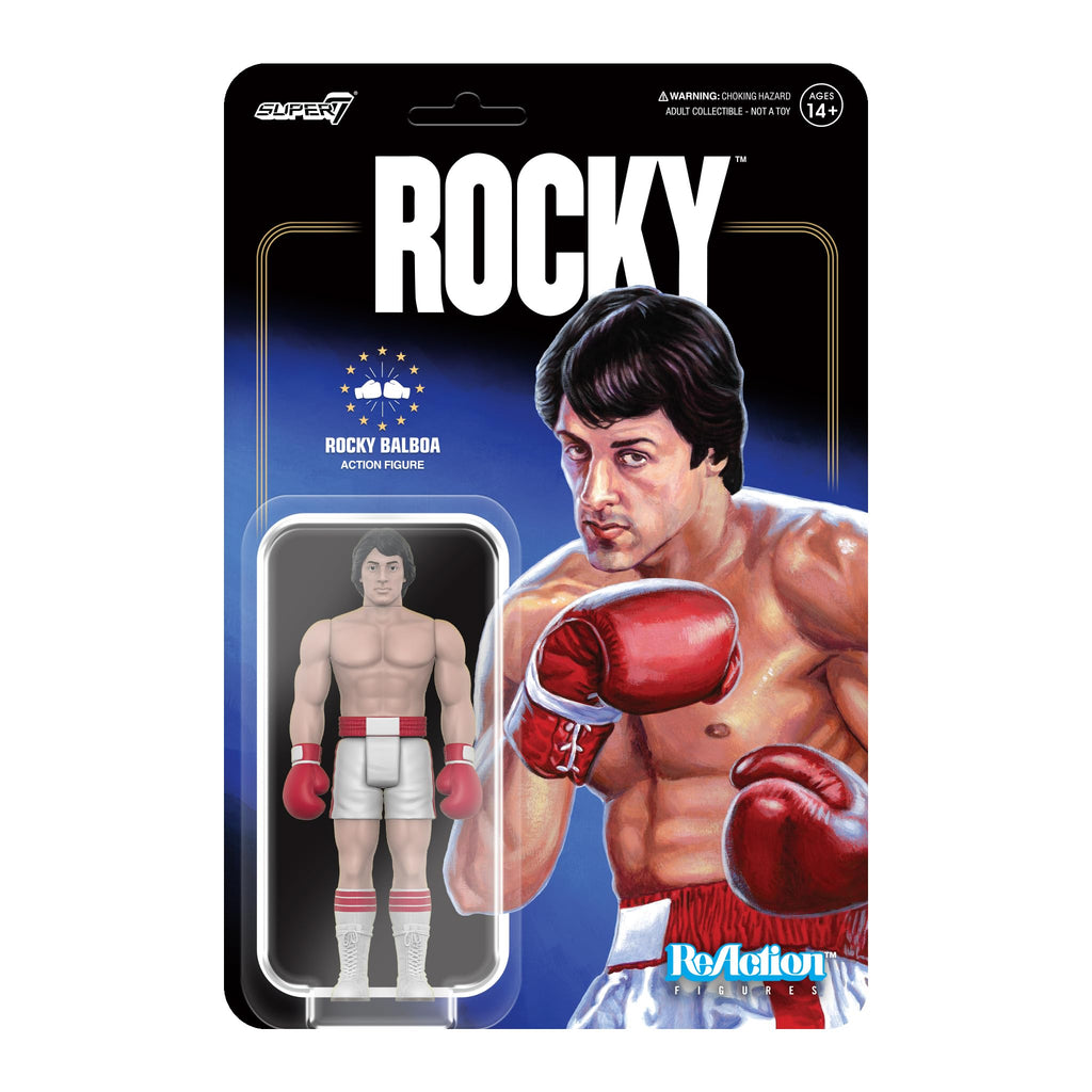 Super7 Rocky Balboa (Boxing) - 3.75" Rocky Action Figure Classic Movie Collectibles and Retro Toys