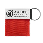 Archer MedTech CPR Keychain Face Shields with One-Way Valve, 50 Pack