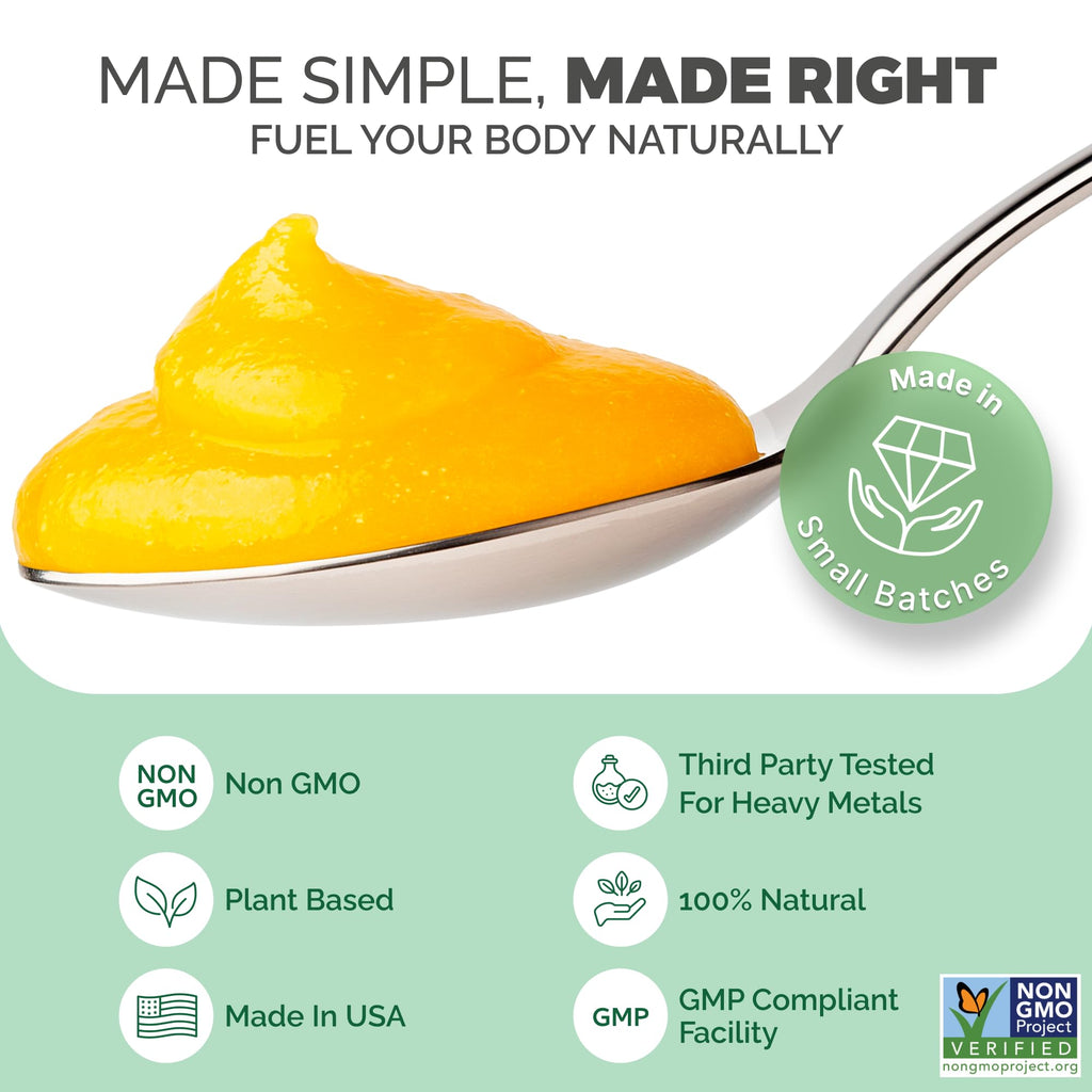 EverSmith Organics - Wildcrafted Irish Sea Moss Gel | Made in USA | Rich in Vitamins & Minerals | Sea Moss Gel Raw | Nutritional Supplement | Lemon Ginger (16 oz)
