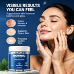 Borniu SkinRenew Probiotic Capsules, Daily Probiotic Supplement, Gut and Skin Wellness Support, Easy Daily Capsule Routine, 60 Capsules