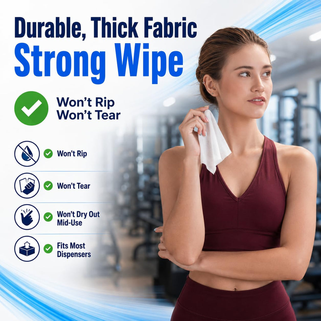 Freshnaps Wet Wipes Bulk - 4 x 800 Count Refill Bags (3200 Commercial Disposable Wipes) Value Pack - For Upward Pull Dispenser Ideal For Public Use