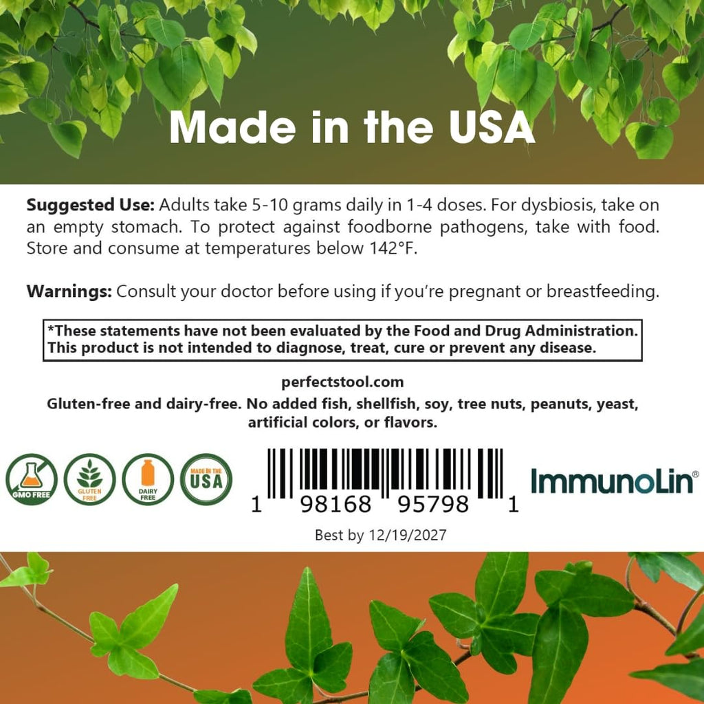 60 Servings – Contains Patented IgG Ingredient Immunolin® – Same Ingredient Used in Leading SBI Formulas – Serum Bovine Immunoglobulin (SBI) Powder – 150g Pure IgG with No Additives