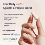 Utzy Naturals Microplastic Daily Detox | Supports Natural Detox Pathways | 60 Capsules