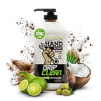 Grip Clean Heavy Duty Hand Cleaner for Mechanics – Natural Pumice & Clay-Infused Technology Removes Grease, Oil & Grime – Moisturizing Liquid Hand Soap for Shop, Garage & Industrial Use – 32oz