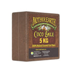 Mother Earth Coco Bale, 100% Natural Coco Coir Fiber for Soilless Gardening, 5 kg.