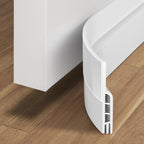 Holikme Door Draft Stopper Weather Stripping Door Seal - 40 inch, White