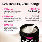 Venture Pal Multi Collagen Powder Type I, II, III, V, X – Hydrolyzed Collagen Peptides MSM, GC, Hyaluronic Acid Vitamin C | Collagen Supplement for Women | Joint, Hair, Skin & Nail Support | Non-GMO