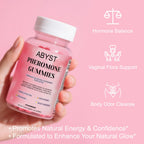 ABYST Pheromone Gummies for Women – 60 Count, Strawberry Flavor – Vegan, Gluten-Free, Non-GMO – Social & Confidence Support (1)