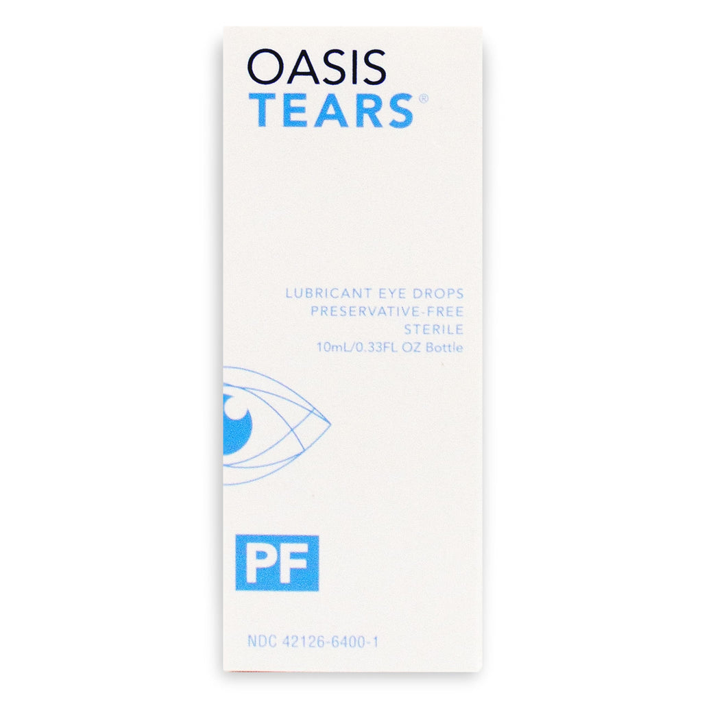 Oasis TEARS OT6400 PF Preservative-Free Lubricant Eye Drops Dry Eye Relief | Artificial Tears | 0.34 FL OZ (10 mL)