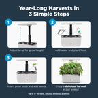 AeroGarden Harvest Lite, Cream