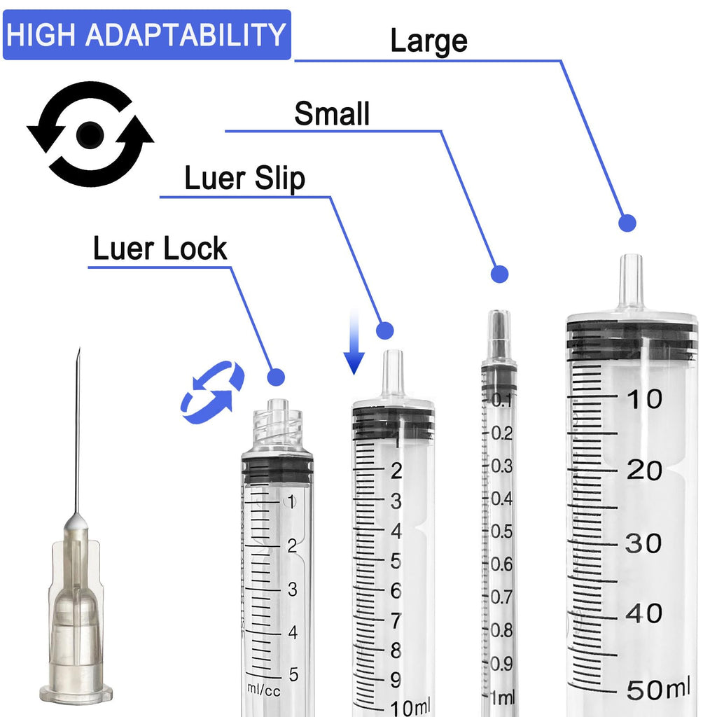 ISOPEN 100PCS 27 Gauge 5/8 inch Luer Lock for Refilling Inks