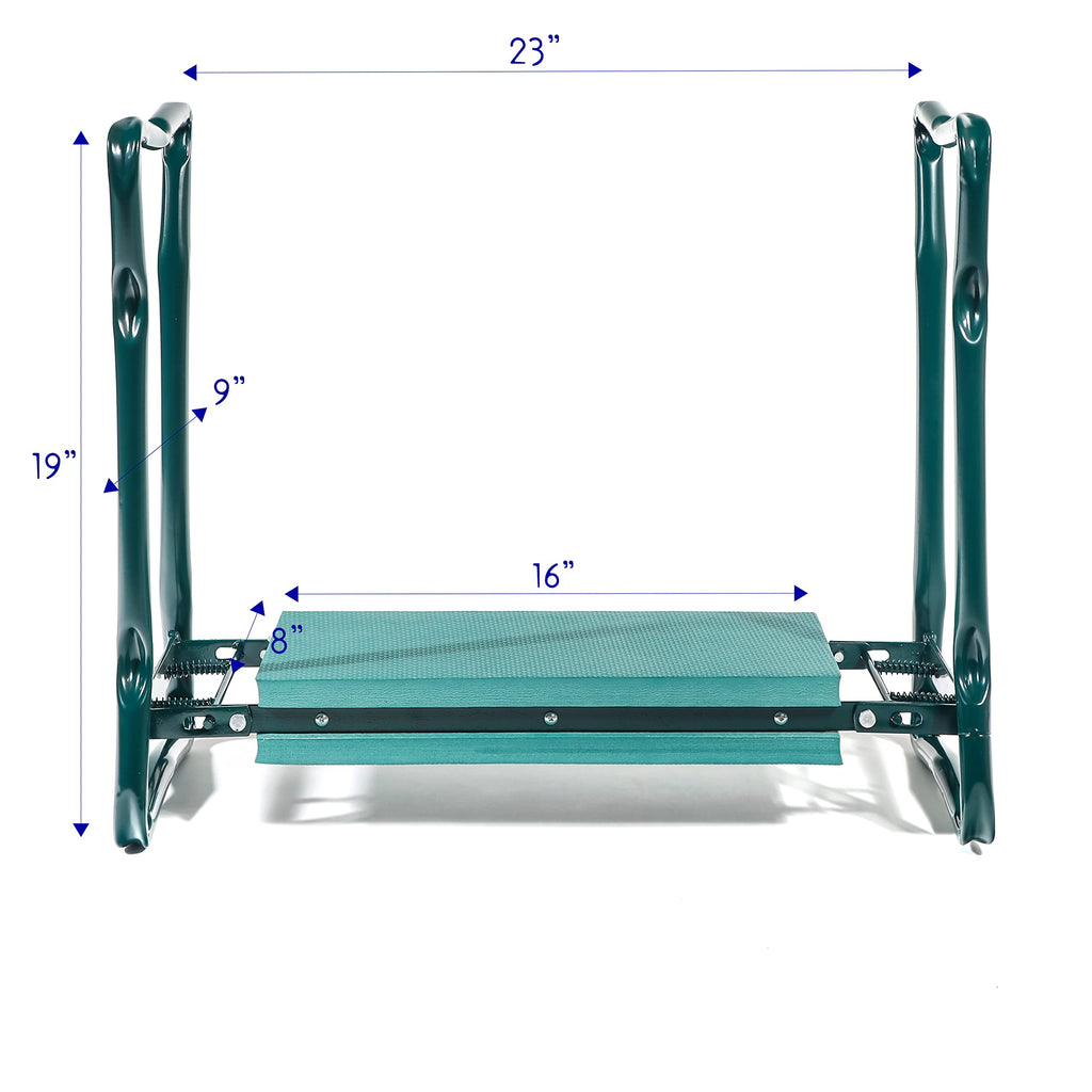Garden Kneeler and Wide Seat - 23" L x 11" W x 19" H by Trademark Innovations