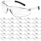 Salfboy Clear Safety Glasses for Men and Women Eye Protection Bulk Protective Eyewear ANSI Z87.1 Scratch-Resistant Lens