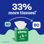 Kleenex Lotion Facial Tissues with Coconut Oil, 8 Cube Boxes, 80 Tissues Per Box, 3-Ply
