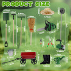 14 Pcs Miniature Fairy Garden Accessories 1/12 Miniature Gardening Tools