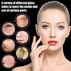 High Frequency Facial Wand - UUPAS Portable High Frequency Facial Machine with 6 Pcs Different Tubes（Orange & Purple）