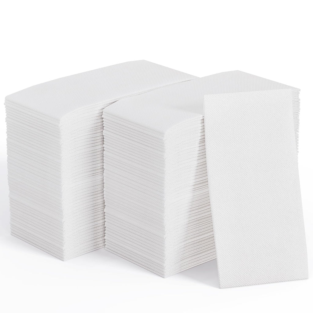 JOLLY CHEF 400 Pack Bathroom Paper Napkins Disposable Guests Hand Towels