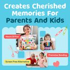 Mumaloo Craft Box for Kids - 10 Creative Arts and Crafts for Kids Ages 4-8, Fun, No Mess Educational Preschool & Homeschool Art Projects, Toddler Crafts Kit Supplies, 3 4 5 6 7 8 Year Old Girls & Boys