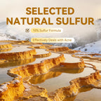 Bee & Flower Shanghai Sulfur Soap 10% Sulfur Soap Bar Face and Body Acne Treatment Sulphur Bar Soaps 3.4 Oz (6 Packs)