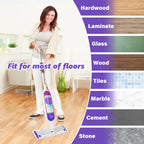 EHADOO Mop Pads Refills for Swiffer Power Mop: 20 Pcs Wet Dry Disposable Pad for Multi-Surface Floor Cleaning - Mopping Replacement for Tile Hardwood - Sweeping Cloths for Home Kichen
