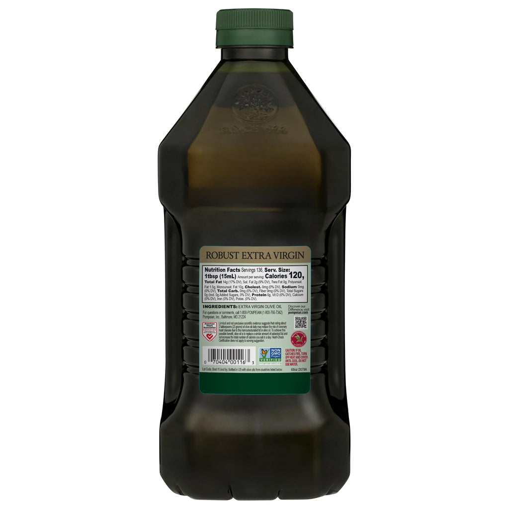 Pompeian Robust Extra Virgin Olive Oil - 68 fl oz (2 L)