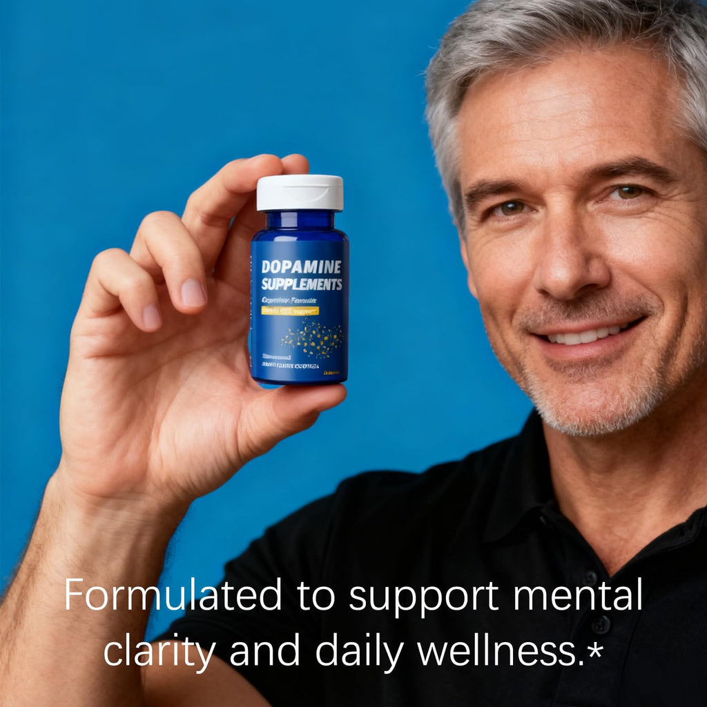 Dopamine Brain Food Supplement - Enhanced Focus & Mental Clarity, Brain Energy & Neurotransmitter Support (1)