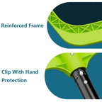 Sepetrel Pool Skimmer Net - Professional Heavy Duty Reinforced Frame Nylon Flat Leaf Rake Net,for Spa Pond Swimming Pool, Cleaning Supplies and Accessories, (Pole Not Included)