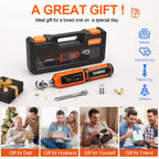 coobeast Digital Torque Wrench 1/4 Drive, 0.33-22.1 Ft.lbs./0.45-30Nm Range, Electronic Torque Screwdriver with Dual Direction Ratchet, Buzzer and LED Alert for Bicycle, Bike, DIY and Home Repair