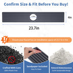Faucet Mat for Kitchen Sink, Water Absorbent Kitchen Faucet Mat, Durable Sink Splash Guard with Raised Feet, Diatomite Fast Drying Kitchen Sink Faucet Mat, Bathroom Stone Drying Tray for Counter