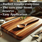 Cutting Board Gel - Wax and Oil Treatment in One - with Food Grade Mineral Oil & Beeswax-Butcher Block Conditioner, Cutting & Charcuterie Board Wax, Citrus Scent.-USA Made* (8 fl.oz)