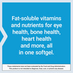 Life Extension Once-Daily Health Booster, Vitamins E, K1 & K2, phospholipids, Fat-Soluble nutrients for Eye Health, Bone Health, Heart Health, Gluten-Free, 1 Daily, Non-GMO, 30 softgels