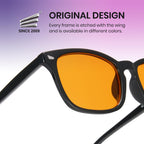Cyxus Orange Blue Light Blocking Glasses for Men Women Gaming Glasses Redece Eye Strain Sleep Better 8082Z01