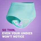 Poise Ultra Thin Incontinence & Postpartum Pads with Wings for Bladder Leaks, 5 Drop Maximum Absorbency, Long Length, 34 Count, Packaging May Vary