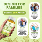 Calcium Citrate 1200mg with Vitamin D3, Calcium Gummies for Women, Calcium Supplements for Bone, Muscle, Immune Support, Sugar Free, Pineapple Flavor - 60 Gummies