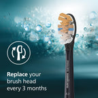 Philips Sonicare A3 All-in-One Brush Heads, 2-Pack, 6 Month Supply, Black