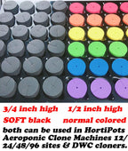 Clone Collars 2 inch Neoprene Inserts, 6-Colors-Mixed, Pack of 72