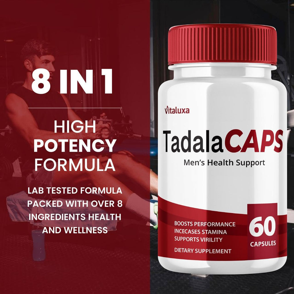(2 Pack) Tadala Caps, TadalaCaps Supplement with Advanced Maximum Strength for Overall Health & Wellness, All-Natural Ingredients Management Support Multivitamin Formula, Tadala Capsule Pills (120 ct)