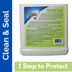 Black Diamond Stoneworks GRANITE PLUS! 2 in 1 Cleaner & Sealer for Granite, Marble, Travertine, Limestone, Ready to Use! (1-Quart/1-Gallon)