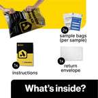 Asbestos Test Kit - Sample Only Testing - 72hr (3 Business Day) NVLAP lab Result with lab Testing fee Included. (1 Samples)