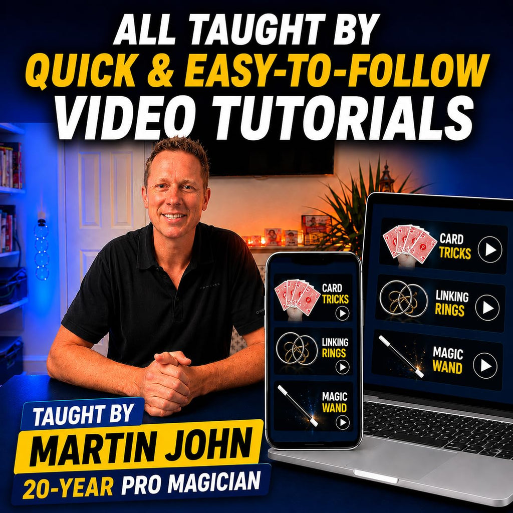 Dad’s Magic Set - 50 Awesome Magic Tricks for Dads to Amaze the Whole Family - Easy to Learn - Video Tutorials by a Pro Magician - Fun Gift for Dad or Grandpa for Father's Day, Birthdays, Christmas