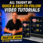Dad’s Magic Set - 50 Awesome Magic Tricks for Dads to Amaze the Whole Family - Easy to Learn - Video Tutorials by a Pro Magician - Fun Gift for Dad or Grandpa for Father's Day, Birthdays, Christmas