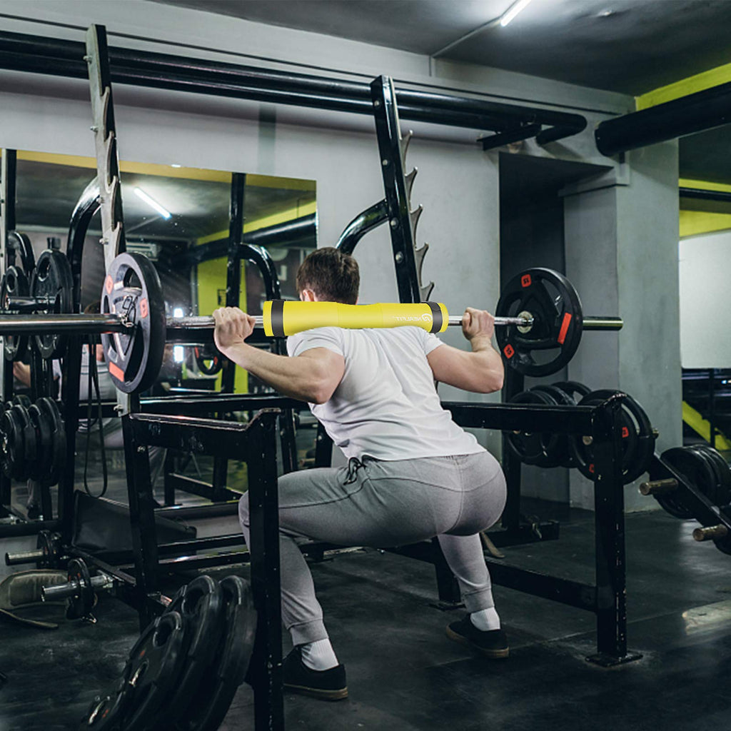 NEALFIT Barbell Pad Squat Pad for Squats���Squat Bar Pad���Great for Weightlifting,Lunges and Hip Thrusts���Foam Sponge Pad���Fit Standard and Olympic Bars Perfectly