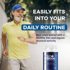 (2 Pack) Bio Brain Capsules - Official BioBrain Supplement Pills Daily Support Brain & Memory Focus All Natural Advanced Premium Formula for Overall Health & Wellness, 120 Capsules for 2 Months