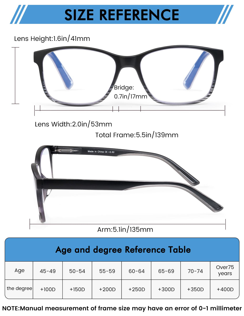 MOZVND 5 Pack Blue Light Blocking Reading Glasses for Men with Spring Hinge 2.0 Fashion Large Wide Computer Readers for Men