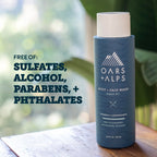 Oars + Alps Body Wash for Men, Mens Body Wash & Face Cleanser with Vitamin E & Antioxidants, Moisturizing, Paraben & Sulfate Free Cleanser, Aspen Air, 2pk