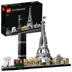 LEGO Architecture Paris Model Building Set - Detailed Display Building Blocks for Kids, Boys and Girls, Ages 12+ - Gift for Travelers - 21044