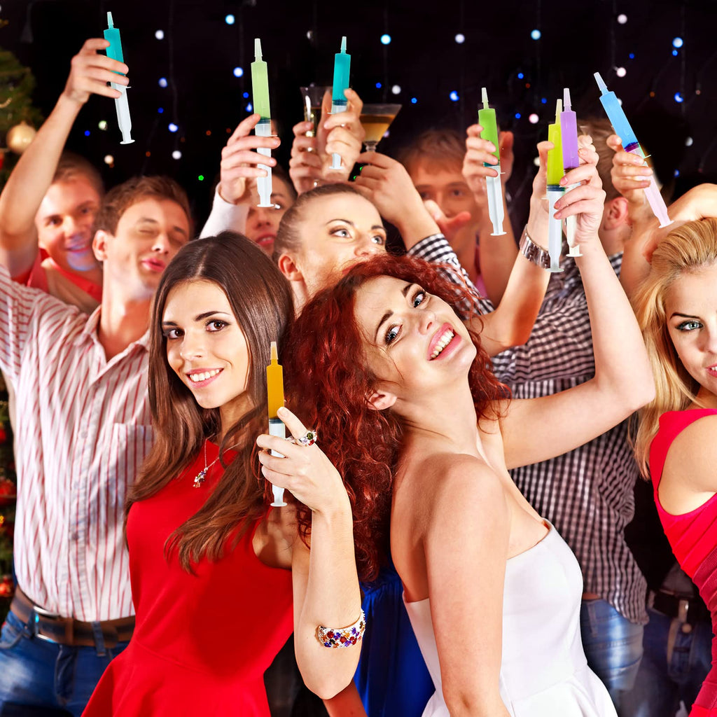 JOLLY PARTY 40Pack Jelly Shot Syringes, 1.5 oz Jelly Shot Syringe With Caps