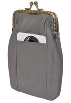 Leather Cigarette Case Pack Holder Regular or 100's Lighter Pocket by Leatherboss (Grey)