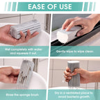 8 Pack Damp Dusting Sponge Duster, Grey Dust Cleaning Sponge, Reusable Household Cleaning Sponge Tool for Blinds, floorboards, Fan Blades, Vents, Glass, Railings, Mirrors